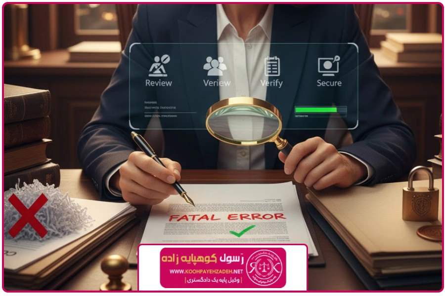 جلوگیری از اشتباهات مهلک | هزینه وکیل ثبتی 1404