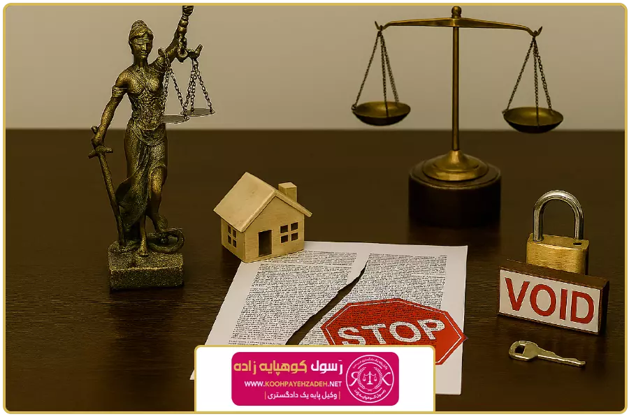 انتقال غیر قانونی | وکیل ابطال سند معارض